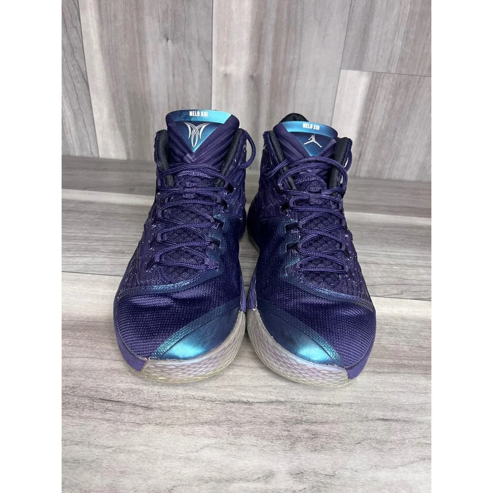 Jordan Melo M13 Basketball Shoes Mens Size 9.5 Purple Dynasty 881562-505
